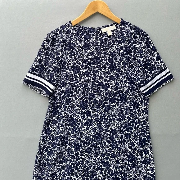 Michael Kors Floral Navy Dress (Used For A Giveaway) - Picture 3 of 6